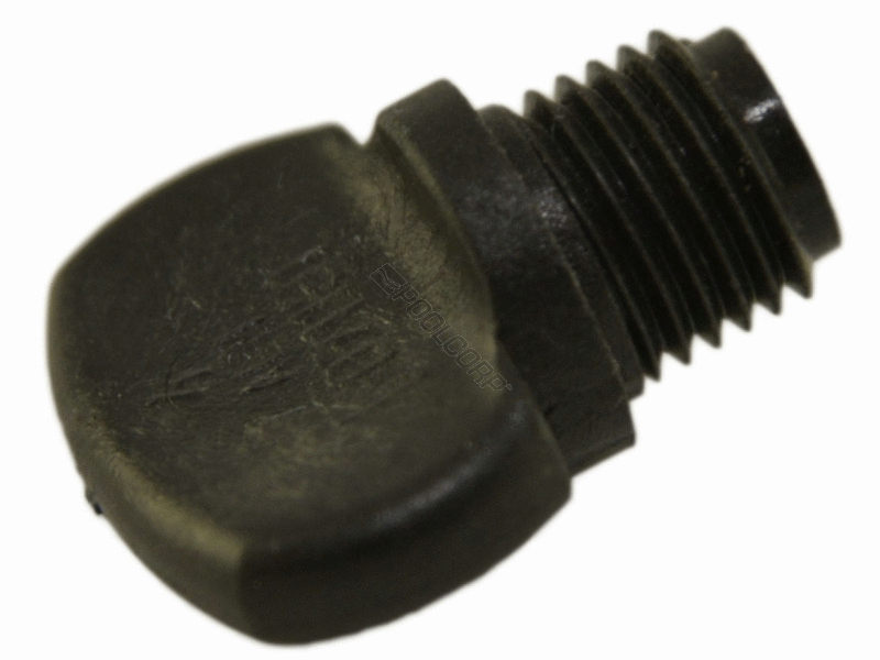 .25" BLACK WHISPERFLO DRAIN PLUG