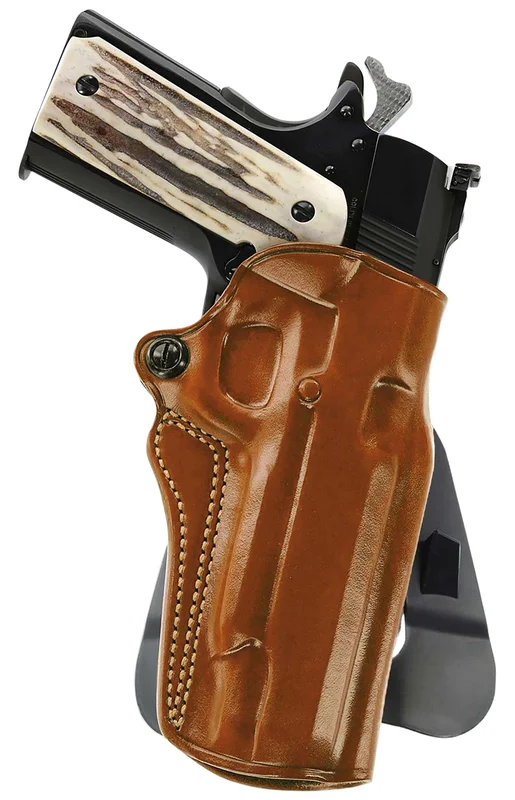Galco SM2-266R Speed Master 2.0 OWB Tan Leather Paddle Fits Kimber/Springfield 1911 4″, Colt/SW1911SC/Para USA 4 1/4″ Right Hand