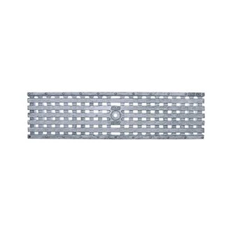 Zurn 6-inch Galvanized Ductile Iron Heel-Proof Slotted Grate P6-GHPDE
